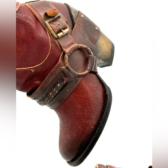 Freebird by Steven Elpso Rustic Burgundy Ankle Boots - Picture 10 of 13